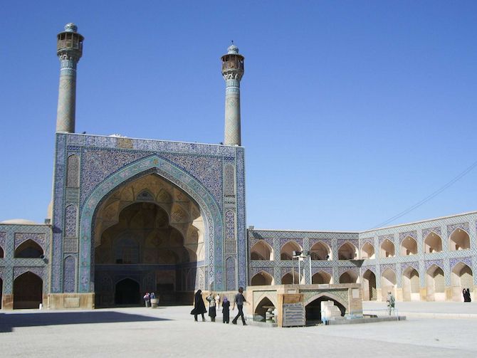 La grande mosquee d'Ispahan
