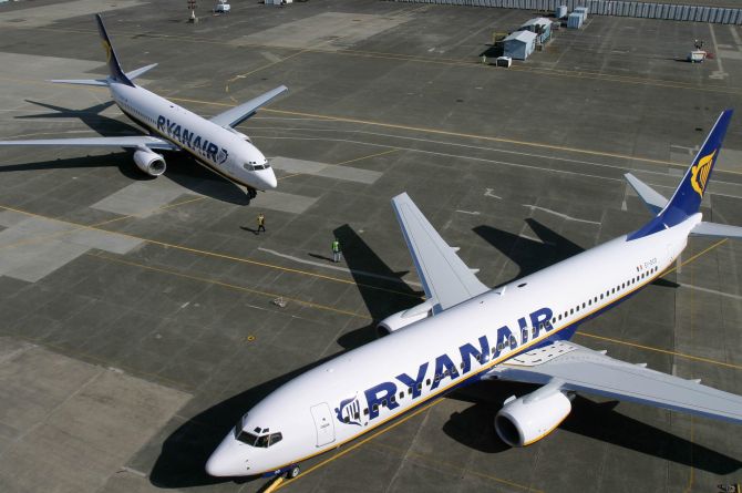 Ryanair aircraft