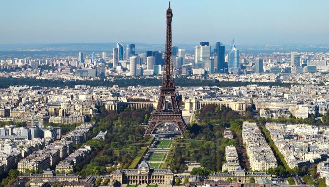 Paris vue aerienne