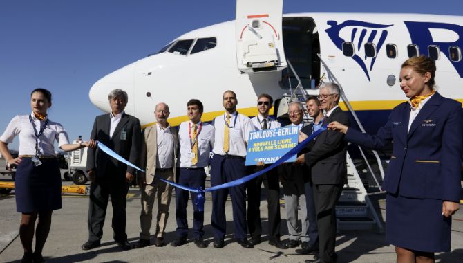 Ryanair Toulouse inauguration