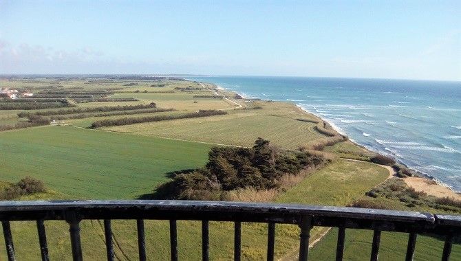 Oleron vue depuis le phare de Chassiron