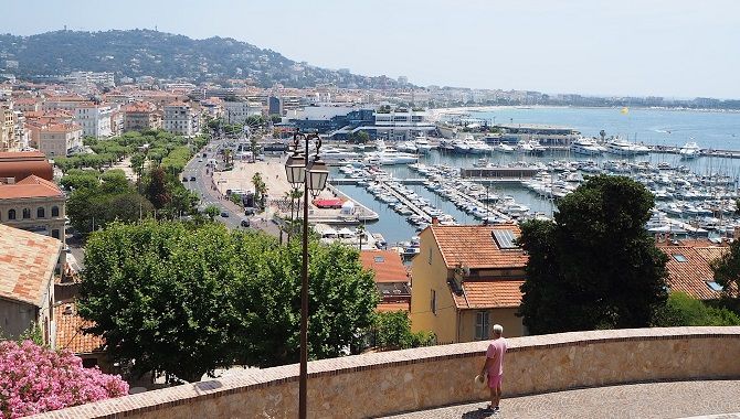 Cannes vue de la Tour du Suquet