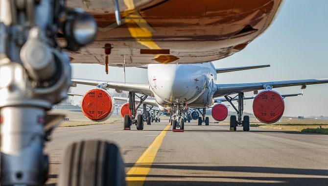 Brussels Airlines stockage avions